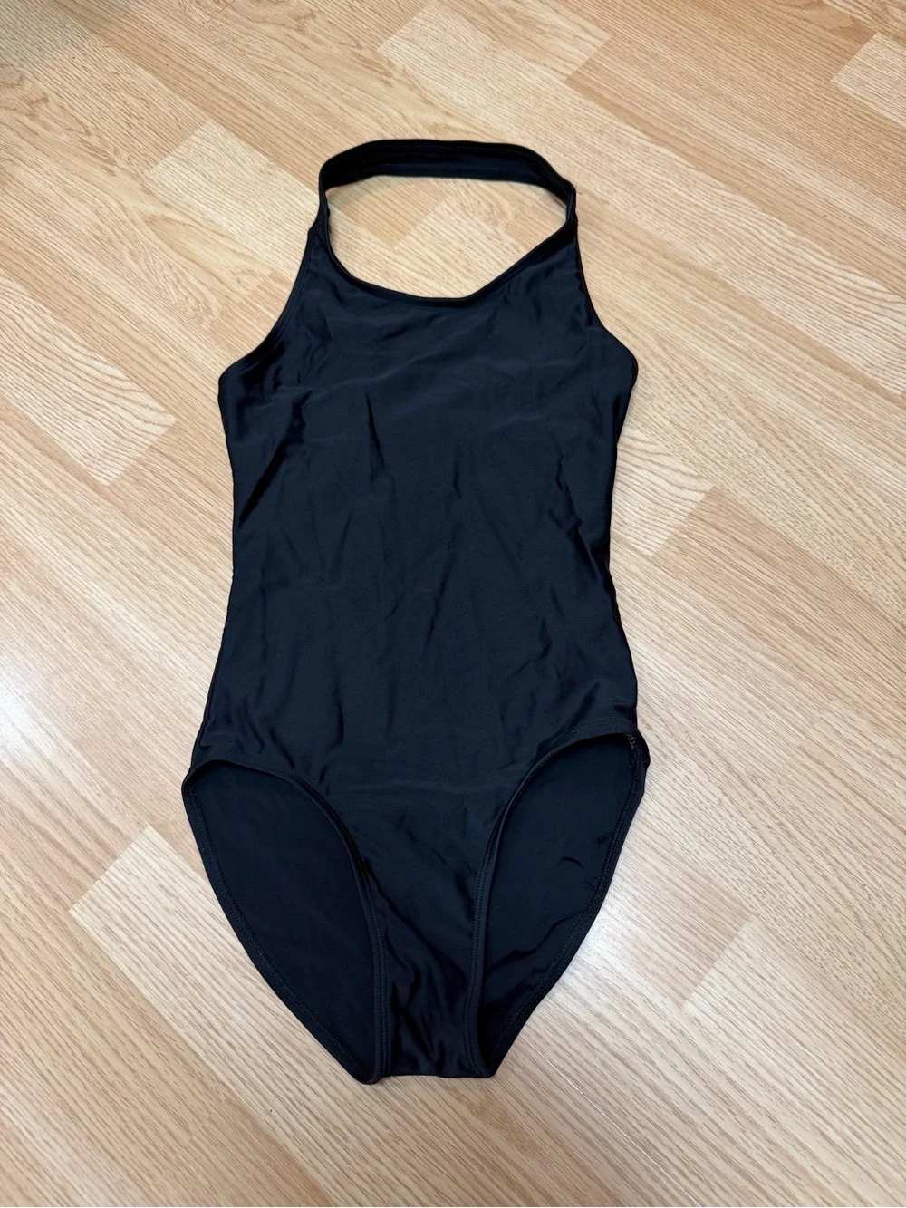 Theatricals Girls LC Black Halter Dance Leotard Ballet Gymnastics Performance